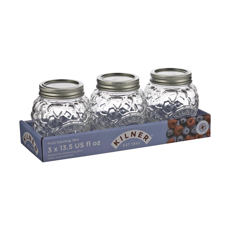 KILNER - Kilner Berry Regular Mouth Preserve Jar 13.5 oz 3 pk - Case of 4