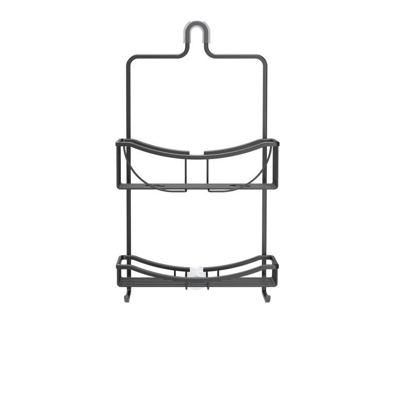 BETTER LIVING - Better Living Venus 19.5 in. H X 4.5 in. W X 11 in. L Matte Black Shower Caddy