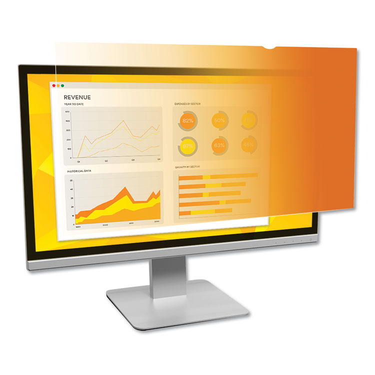 3M - Gold Frameless Privacy Filter for 19" Flat Panel Monitor