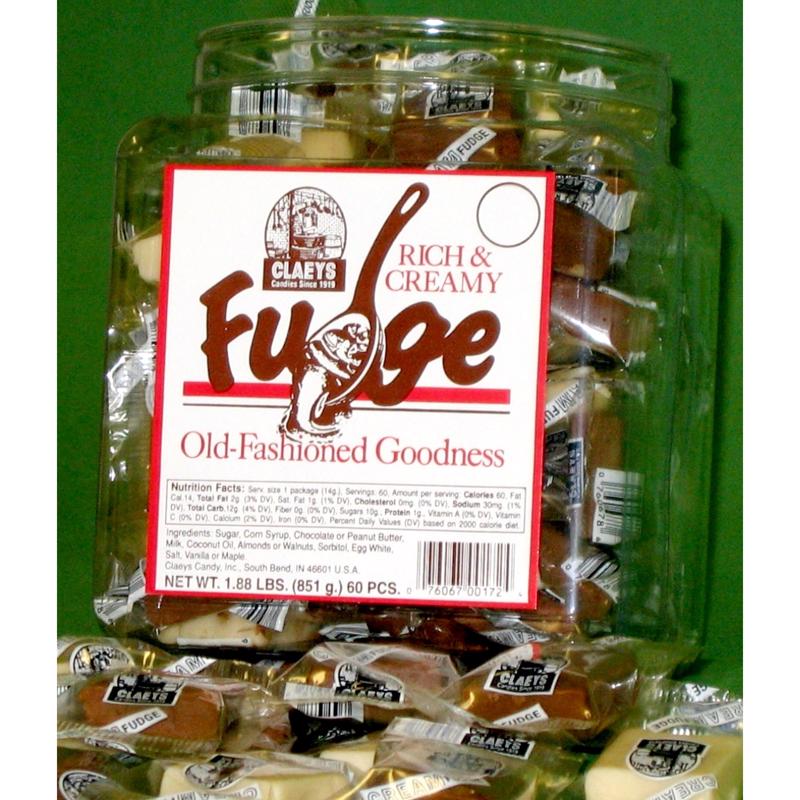 CLAEYS - Claeys Chocolate and Vanilla Fudge Mini Bites 1 pc - Case of 60
