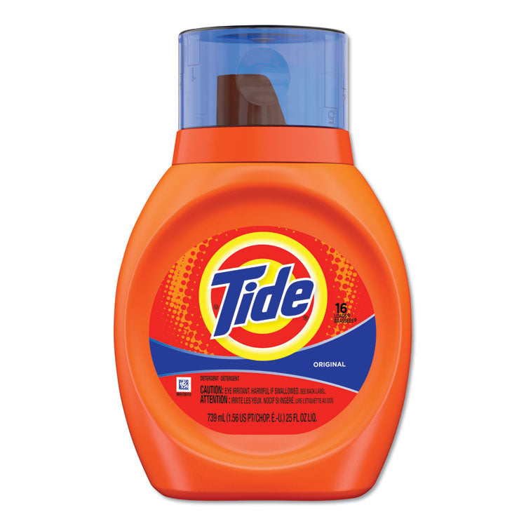 Tide - Liquid Laundry Detergent, Original, 25 oz Bottle, 6/Each