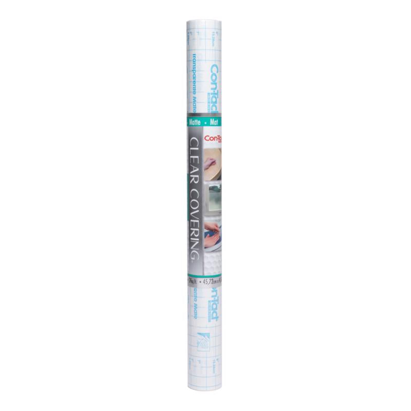 CON-TACT - Con-Tact Creative Covering 16 ft. L X 18 in. W Clear Self-Adhesive Shelf Liner - Case of 6