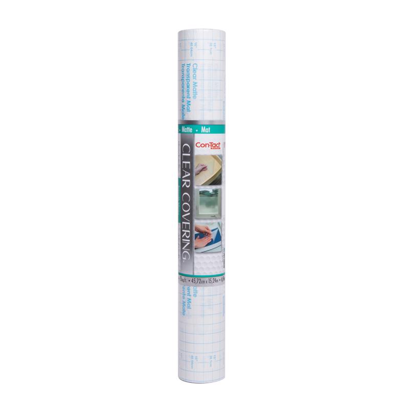 CON-TACT - Con-Tact Creative Covering 50 ft. L X 18 in. W Clear Self-Adhesive Shelf Liner - Case of 6