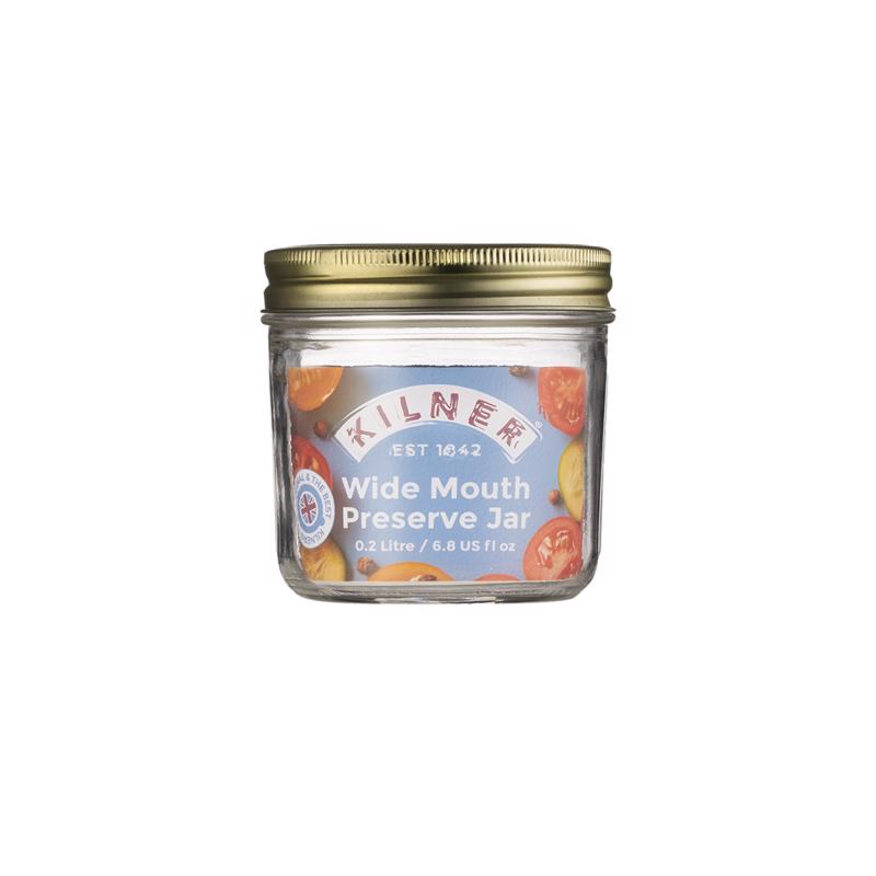 KILNER - Kilner Wide Mouth Preserve Jar 6.8 oz 1 pk - Case of 12