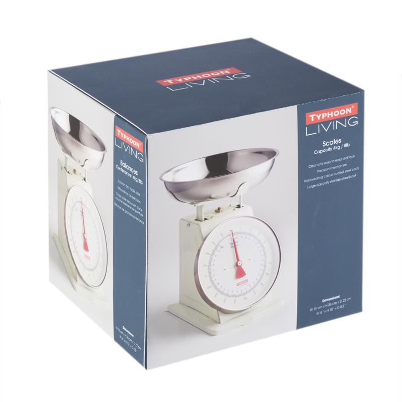 TYPHOON - Typhoon Beige Analog Food Scale 8 lb