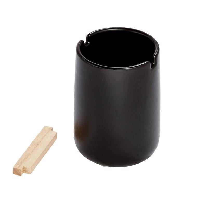 INTERDESIGN - InterDesign Eco Vanity Black Ceramic Toothbrush Holder