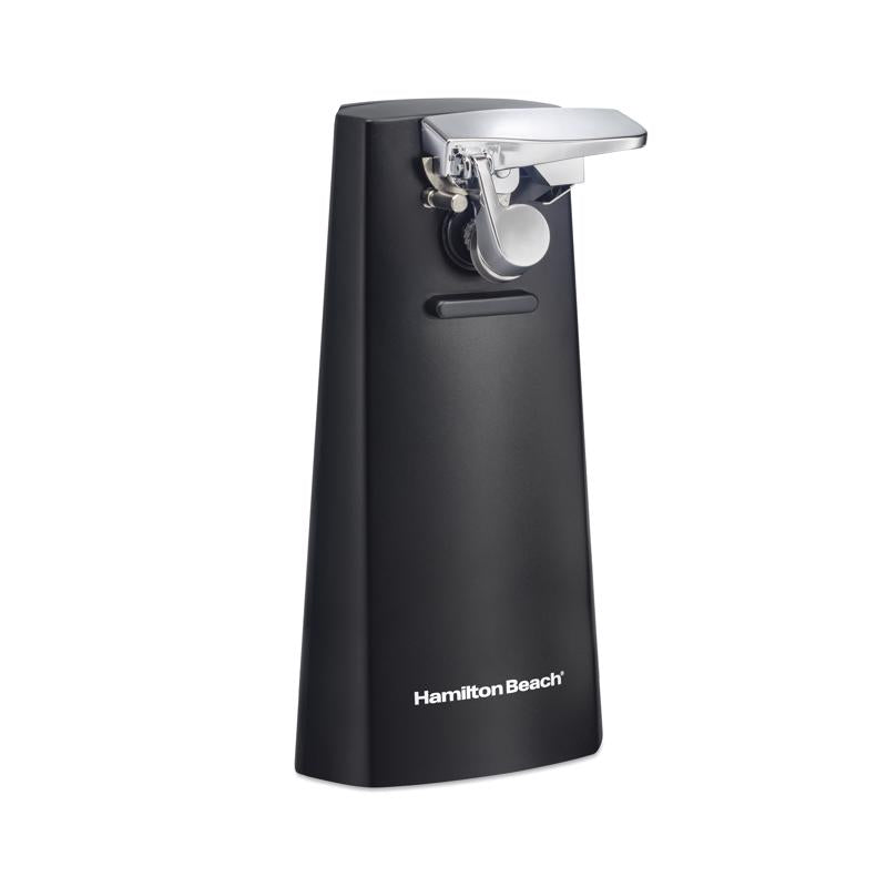 HAMILTON BEACH - Hamilton Beach Black Electric Can Opener Magnetic Lid Holder