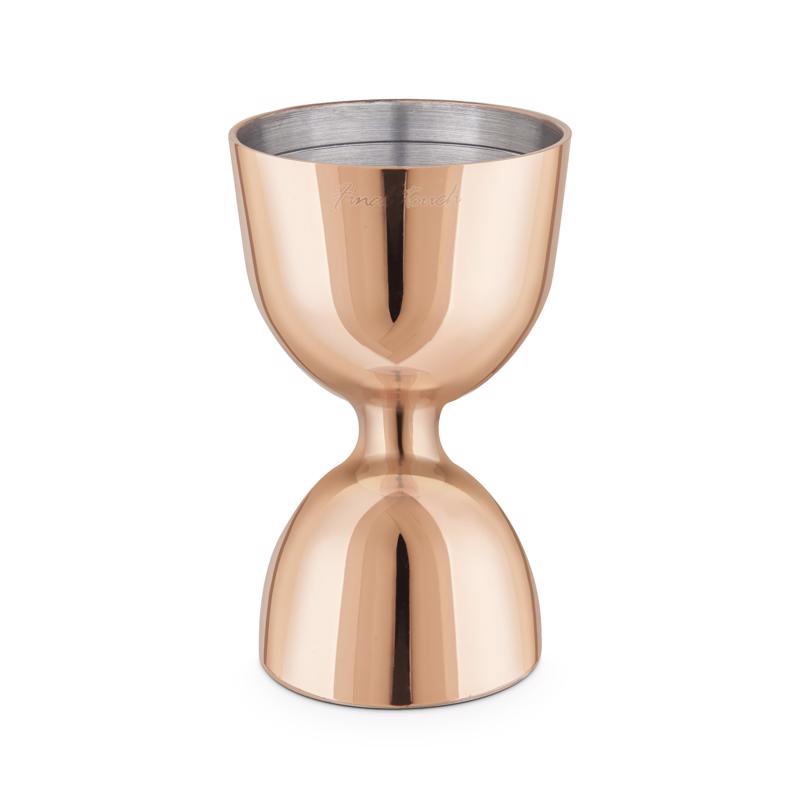 FINAL TOUCH - Final Touch Copper Stainless Steel Double Jigger