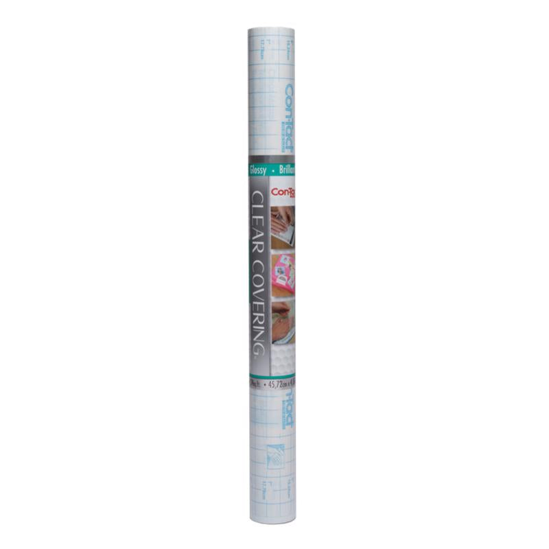 CON-TACT - Con-Tact 16 ft. L X 18 in. W Clear Self-Adhesive Shelf Liner - Case of 6 [16F-C9AD72-06]