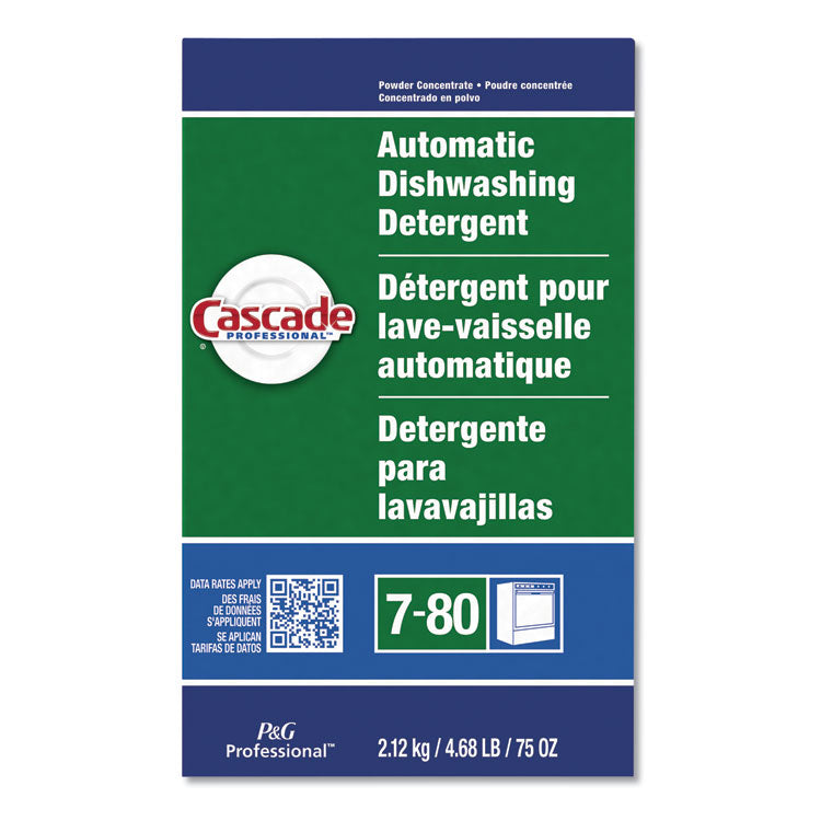 Cascade Professional - Automatic Dishwasher Detergent Powder, Fresh Scent, 75 oz Box