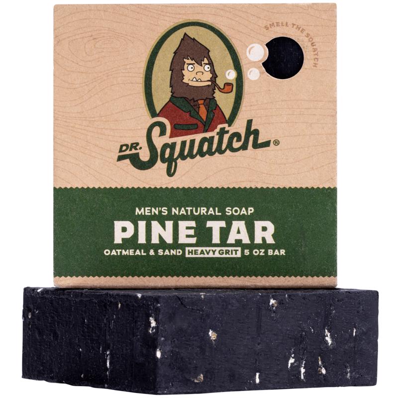 DR. SQUATCH - Dr. Squatch Pine Tar Scent Soap Bar 5 oz 1 pk