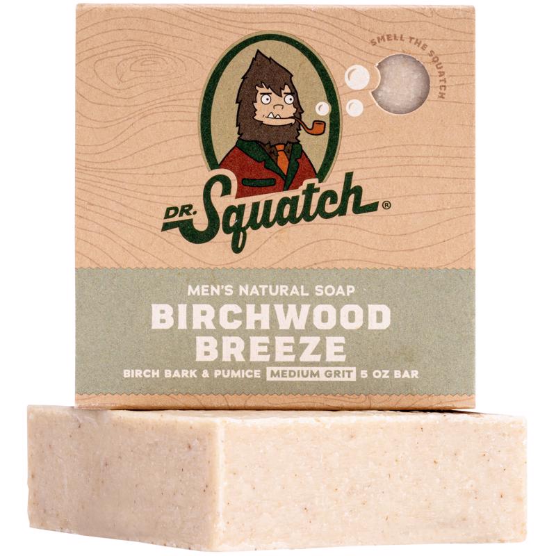 DR. SQUATCH - Dr. Squatch Birchwood Breeze Scent Soap Bar 5 oz 1 pk