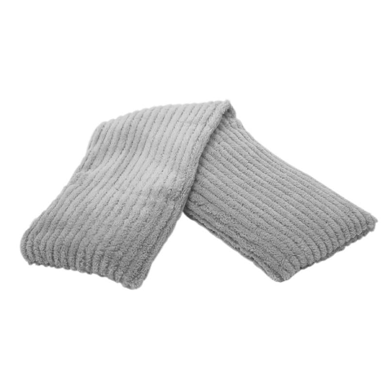 WARMIES - Warmies Hot-Pak Gray Ribbed Neck and Shoulder Wrap 1 pk