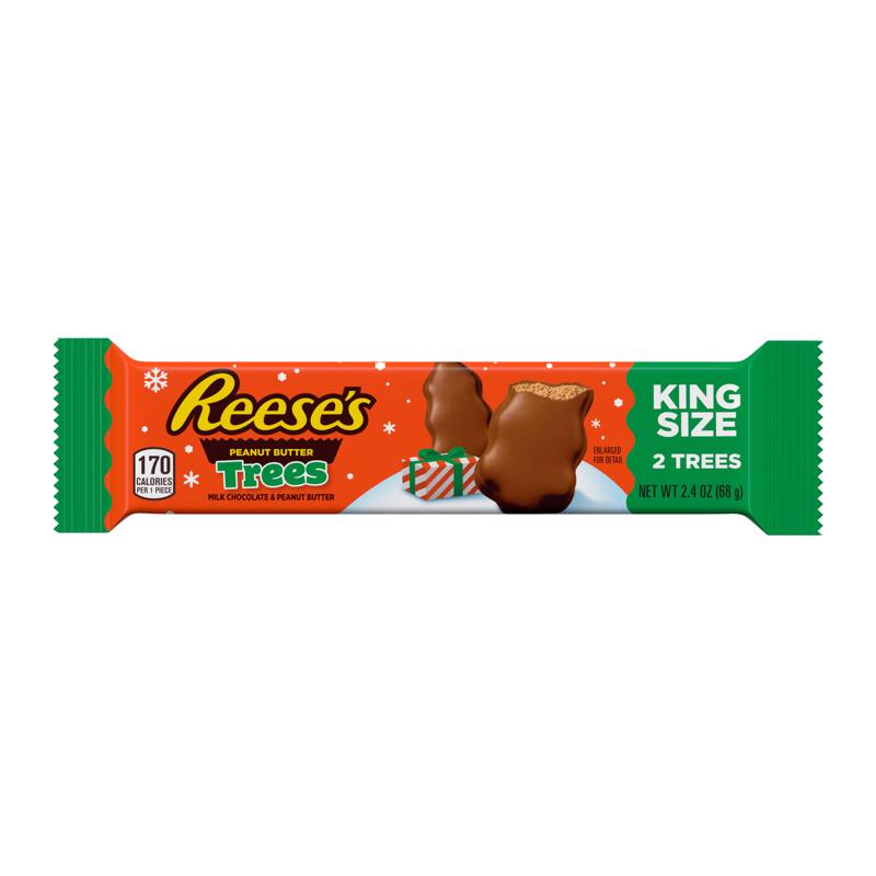 REESE'S - Reese's Milk Chocolate and Peanut Butter Trees Candy 2.4 oz - Case of 24