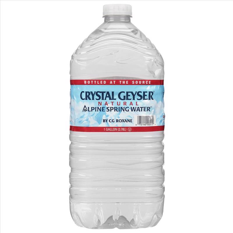 CRYSTAL GEYSER - Crystal Geyser Spring Water Natural Spring Water 1 gal 1 pk - Case of 6