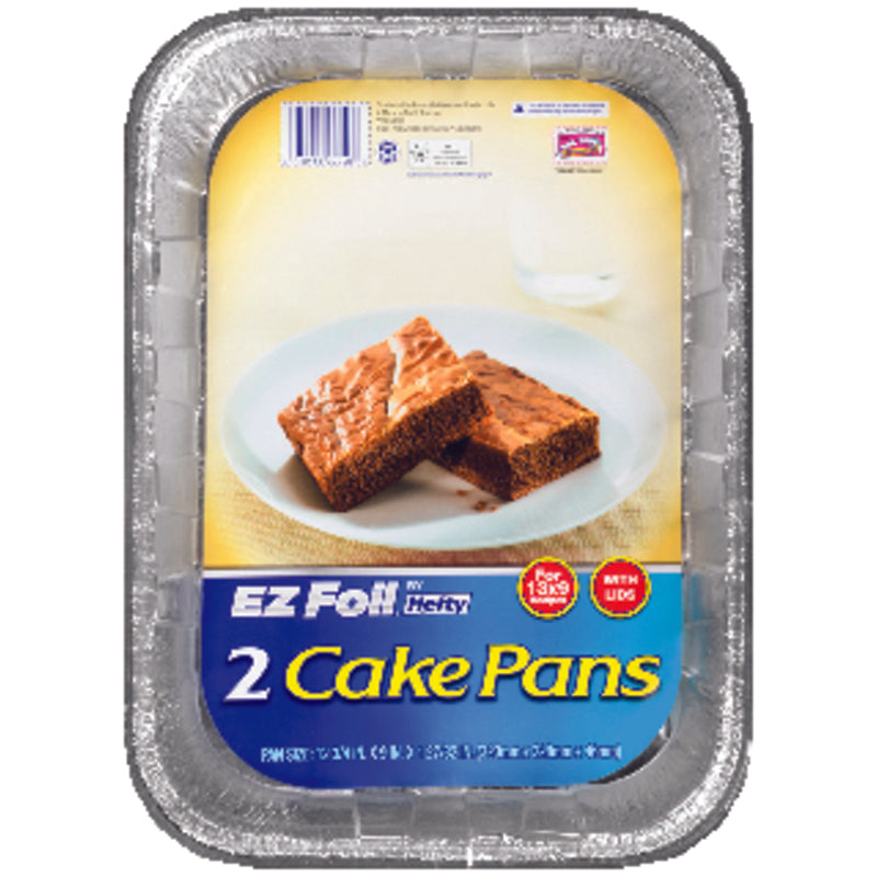 HEFTY - Hefty EZ Foil 9 in. W X 13 in. L Cake Pan 2 pc - Case of 9 [Z99940]