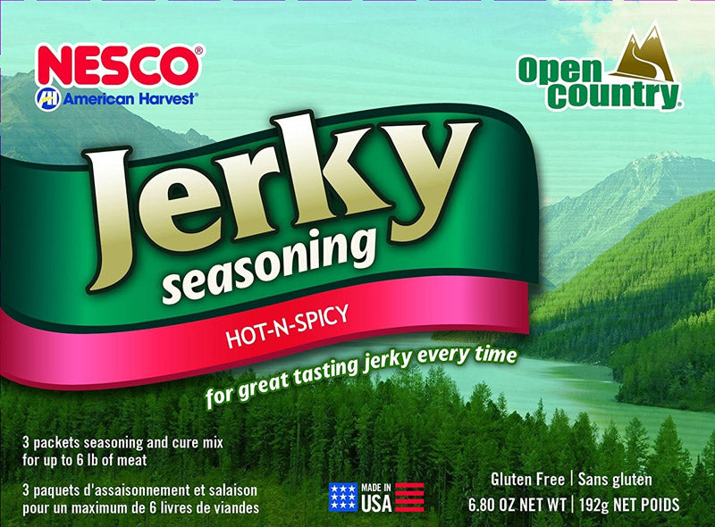 NESCO - Nesco Open Country Hot-N-Spicy Jerky Seasoning Boxed