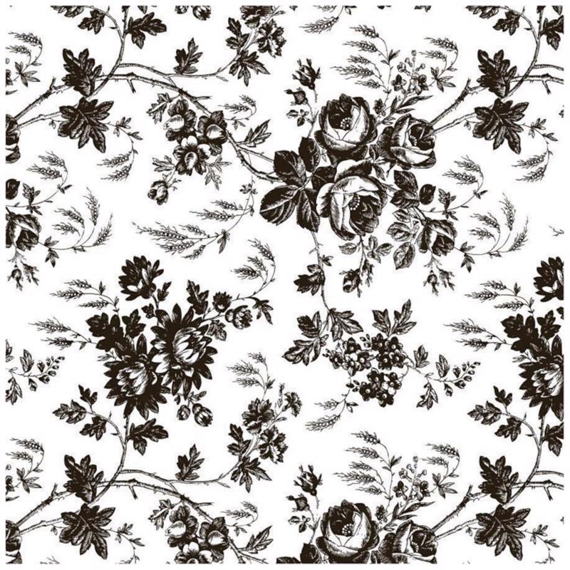 CON-TACT - Con-Tact 16 ft. L X 18 in. W Toile Black Self-Adhesive Shelf Liner - Case of 6