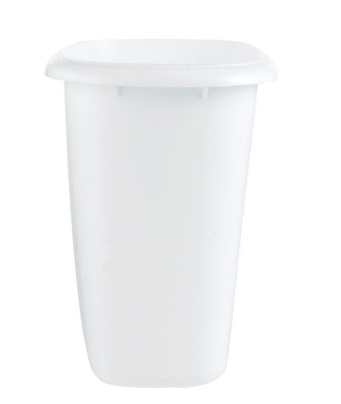RUBBERMAID - Rubbermaid 1.5 gal White Plastic Vanity Wastebasket - Case of 6
