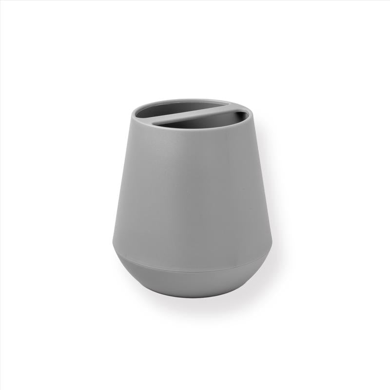 STTELLI - Sttelli Belize Gray Plastic Toothbrush Holder