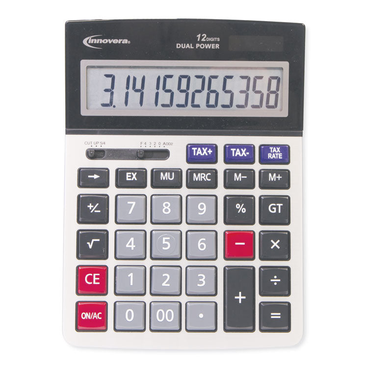 Innovera - 15975 Large Display Calculator, 12-Digit LCD