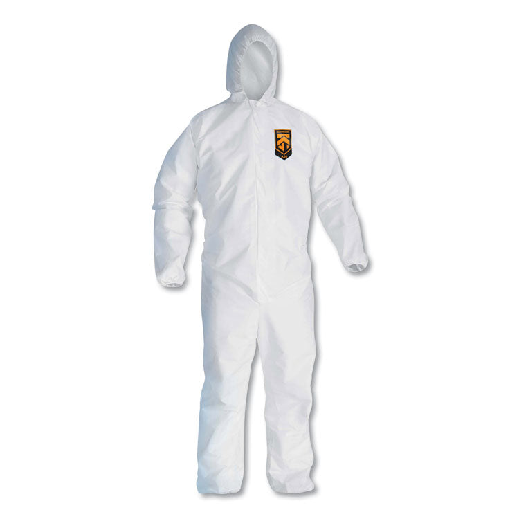 KleenGuard - A20 Breathable Particle Protection Coveralls, Zip Closure, 3X-Large, White