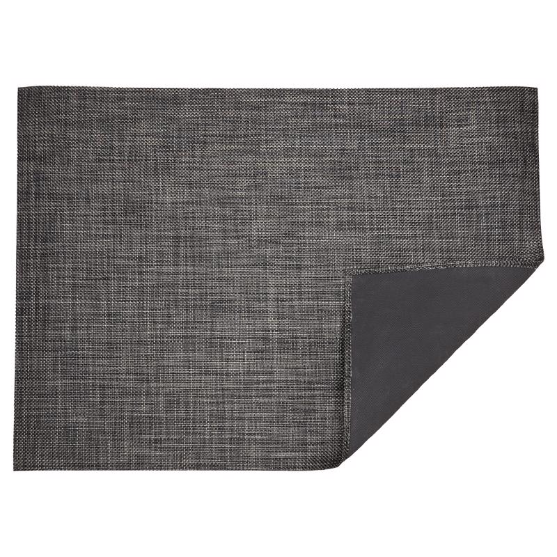 CHILEWICH - Chilewich 36 in. L X 23 in. W Black/Gray Basketweave Woven Fiber Floor Mat