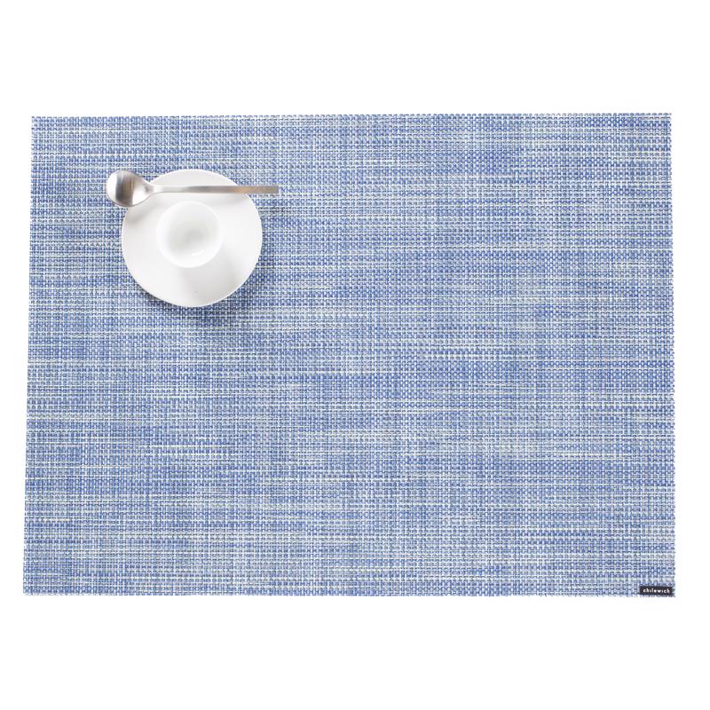 CHILEWICH - Chilewich Chambray Vinyl Placemats 19 in. L X 14 in. W