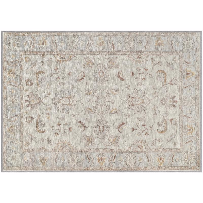 GEL PRO - Gel Pro 34 in. L X 24 in. W Beige Geometric Polyester Accent Rug