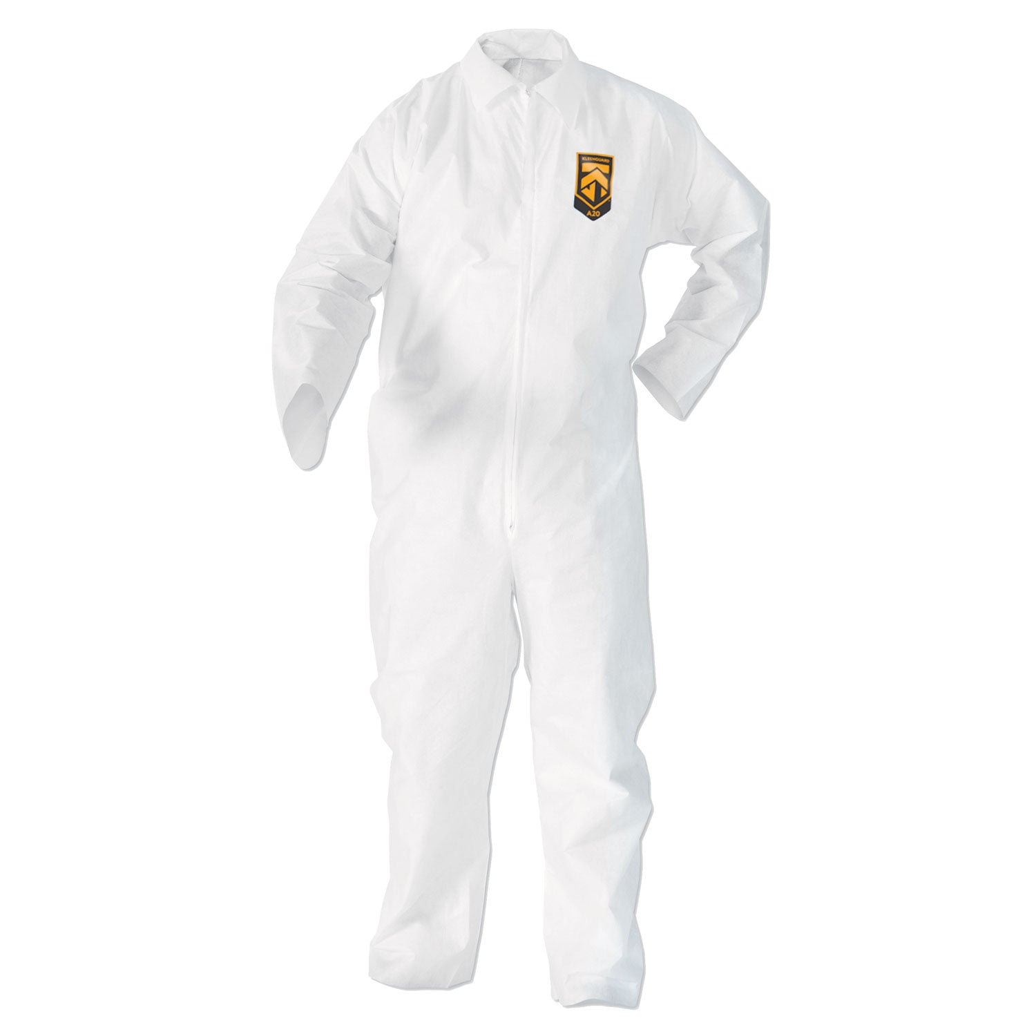 A20 Breathable Particle Protection Coverall, Zip Closure, 2X-Large, White