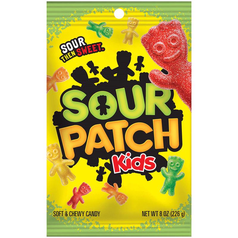 SOUR PATCH KIDS - Sour Patch Kids Assorted Chewy Candy 8 oz - Case of 12