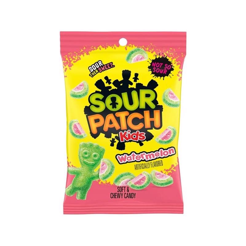 SOUR PATCH KIDS - Sour Patch Kids Watermelon Candy 8 oz - Case of 12