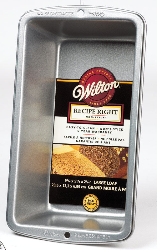 WILTON - Wilton 5-1/4 in. W X 9-1/4 in. L Loaf Pan Silver 1