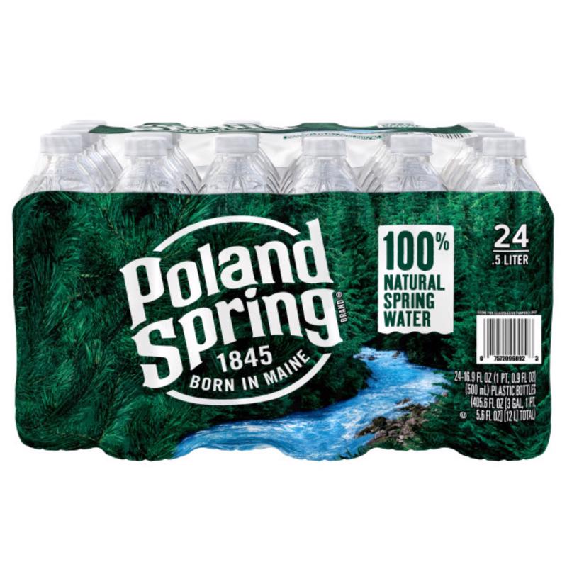 POLAND SPRING - Poland Spring Bottled Water 16.9 oz 24 pk
