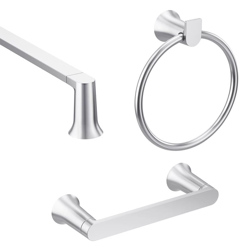 MOEN - Moen Genta Chrome Zinc Bath Accessory Set