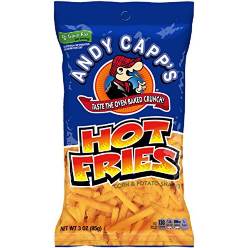 ANDY CAPP'S - Andy Capp's Hot Fries Snack 3 oz Bagged - Case of 12