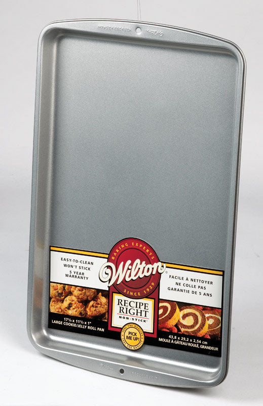 WILTON - Wilton 11-1/2 in. W X 17-1/4 in. L Cookie and Jelly Roll Pan Silver