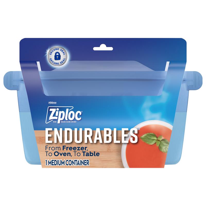 ZIPLOC - Ziploc Endurables 32 oz Blue Food Storage Container 1 pk