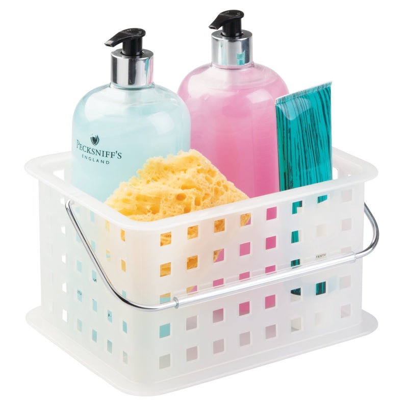 IDESIGN - iDesign 5.3 in. H X 6.5 in. W X 9 in. L Clear Shower Caddy