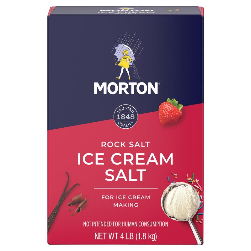 MORTON - Morton Ice Cream Salt 4 lb Boxed Concentrated