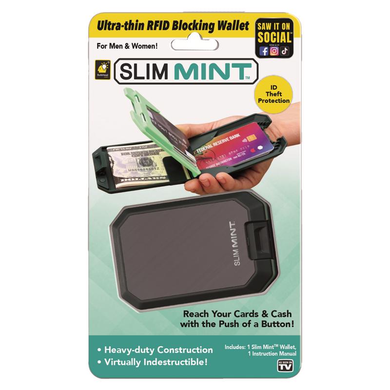 AS SEEN ON TV - As Seen On TV Ultra-thin RFID Blocking Slim Mint Wallet 1 pk