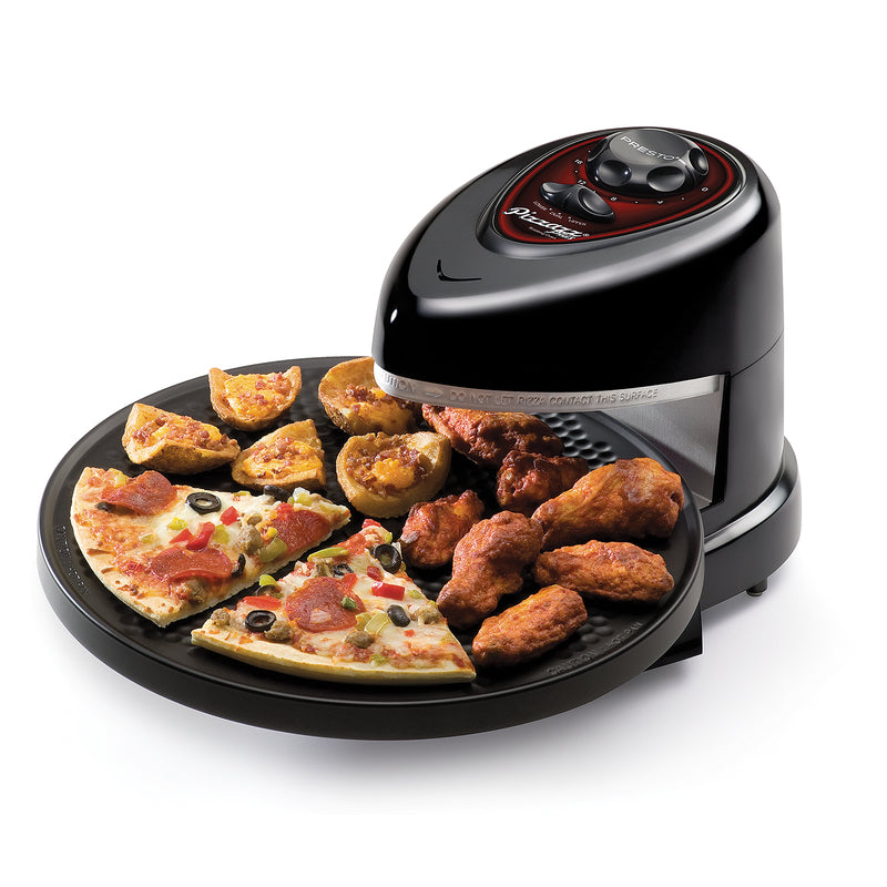 PRESTO - Presto Semi-Gloss Black Electric Pizza Oven