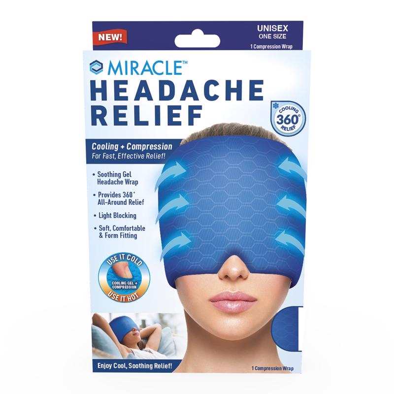 AS SEEN ON TV - As Seen On TV Miracle Headache Relief Wrap 1 pk