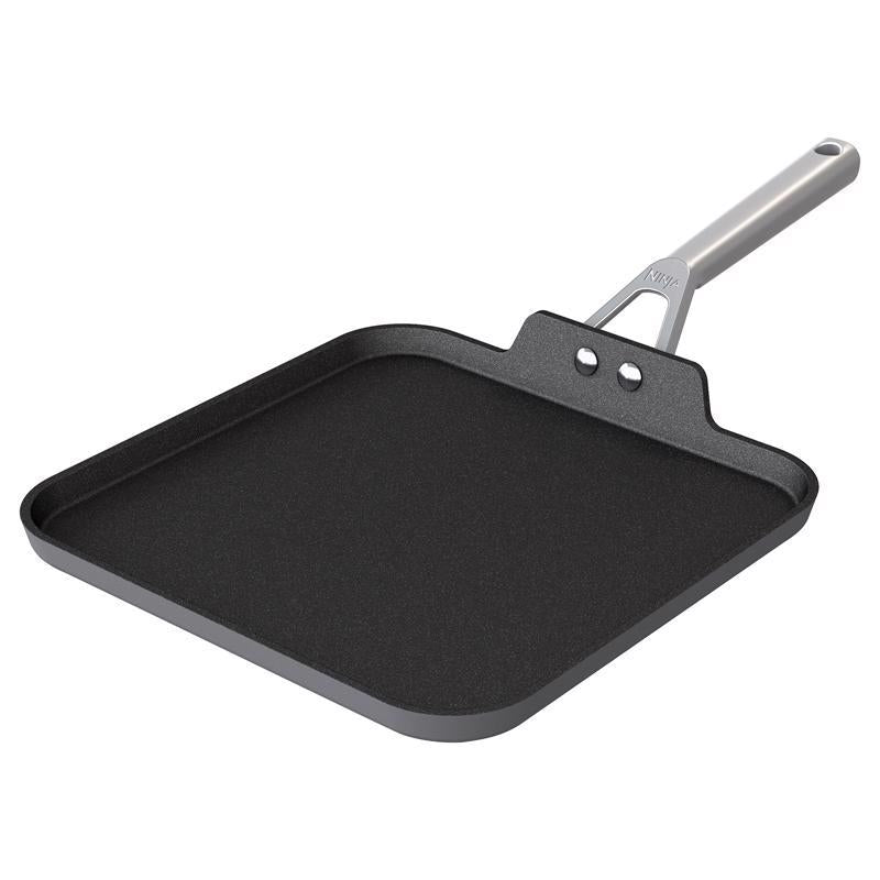 NINJA - Ninja NeverStick Aluminum/Stainless Steel Griddle Pan Gray