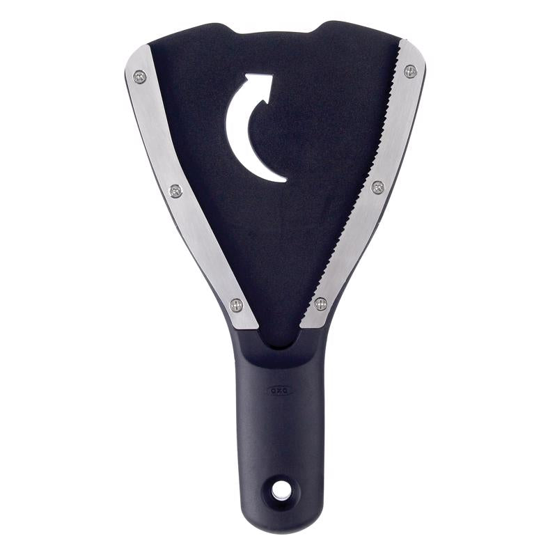 OXO - OXO Good Grips Black/Silver Stainless Steel Manual Jar Opener