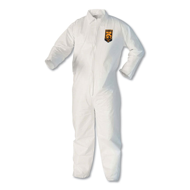 KleenGuard - A40 Coveralls, White, Large, 25/Carton