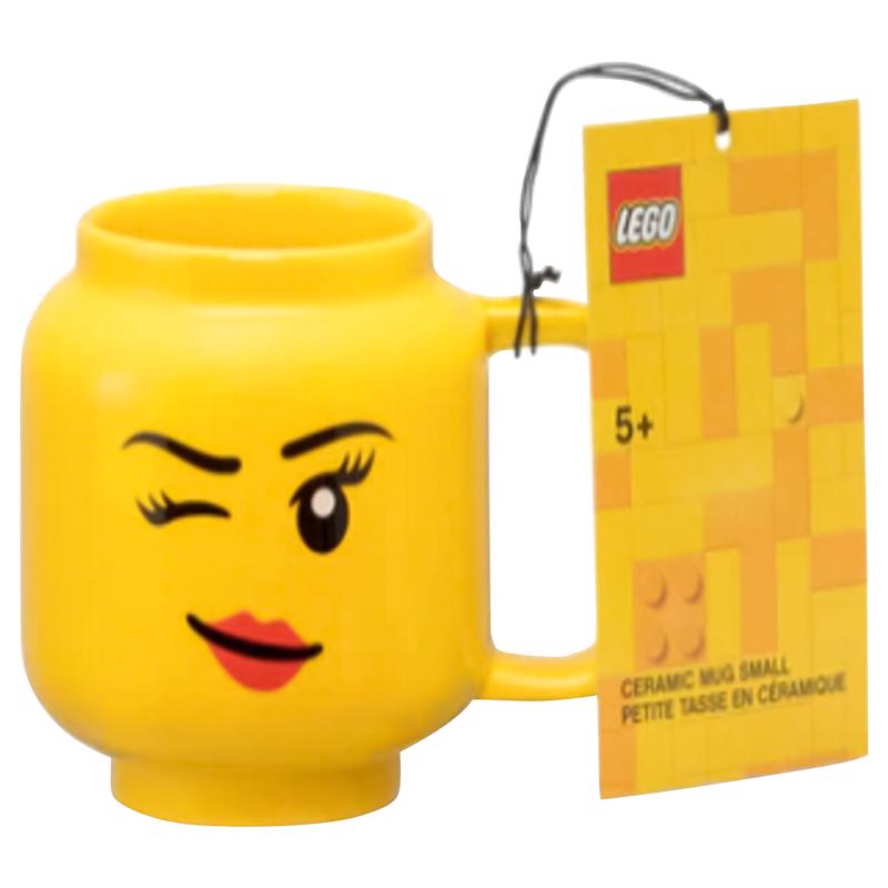 LEGO - LEGO 7.6 oz Winking Girl Yellow BPA Free Mug - Case of 8