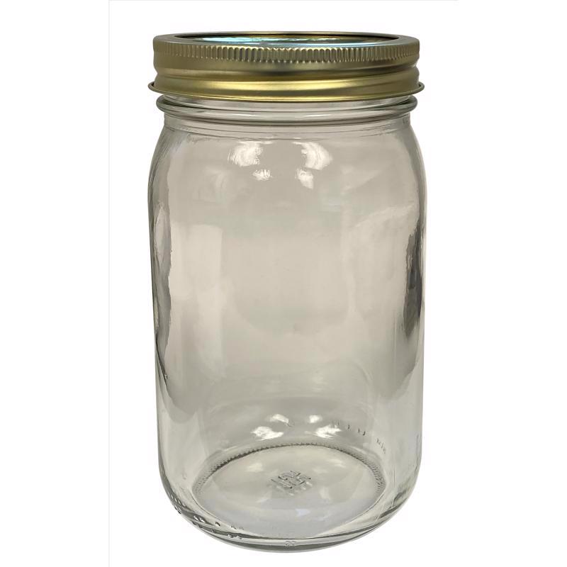 ANCHOR HOCKING - Anchor Hocking Tecnocap Wide Mouth Canning Jar 32 oz 12 pk