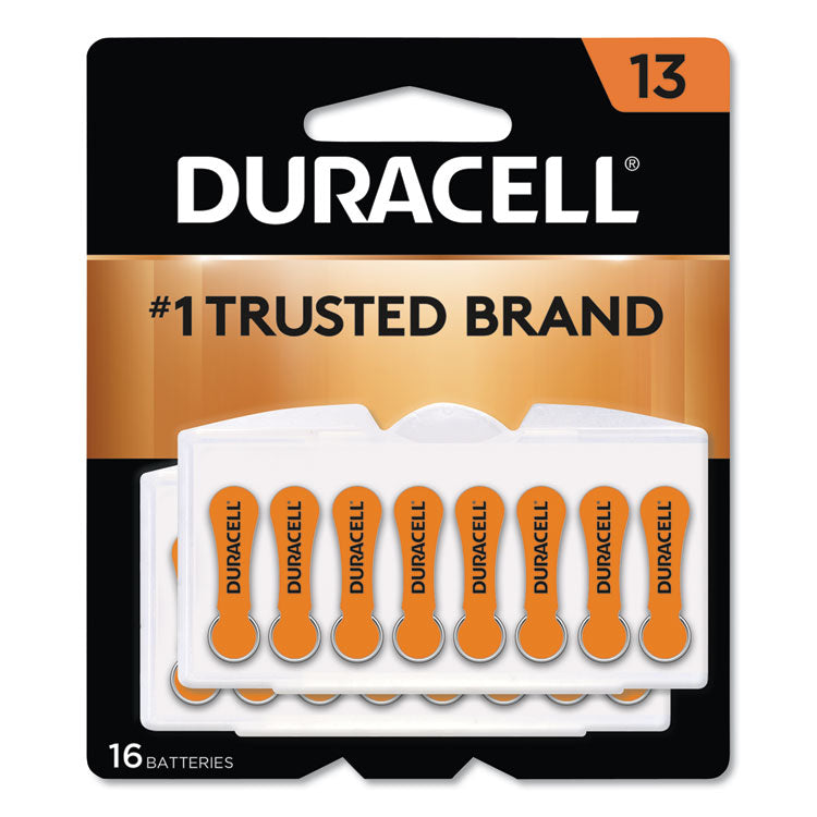 Duracell - Hearing Aid Battery, #13, 16/Pack