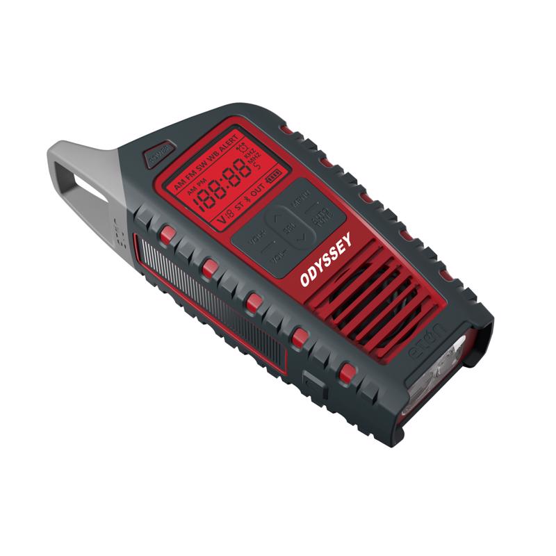 ETON - Eton Red Solar Crank Radio Digital Battery Operated